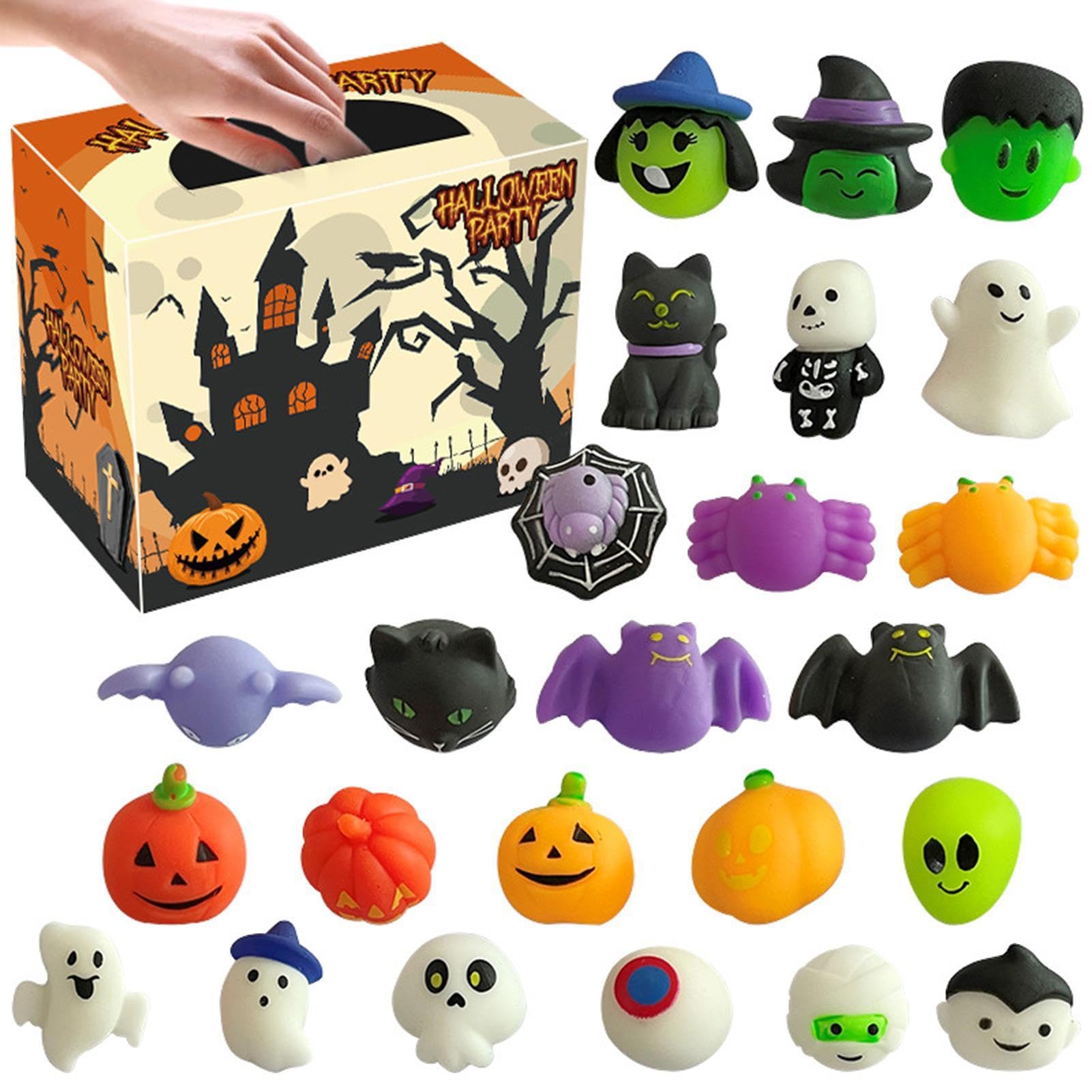 Amazon | 24個 スクイシーおもちゃ ハロウィン スクイーズ おもちゃ
